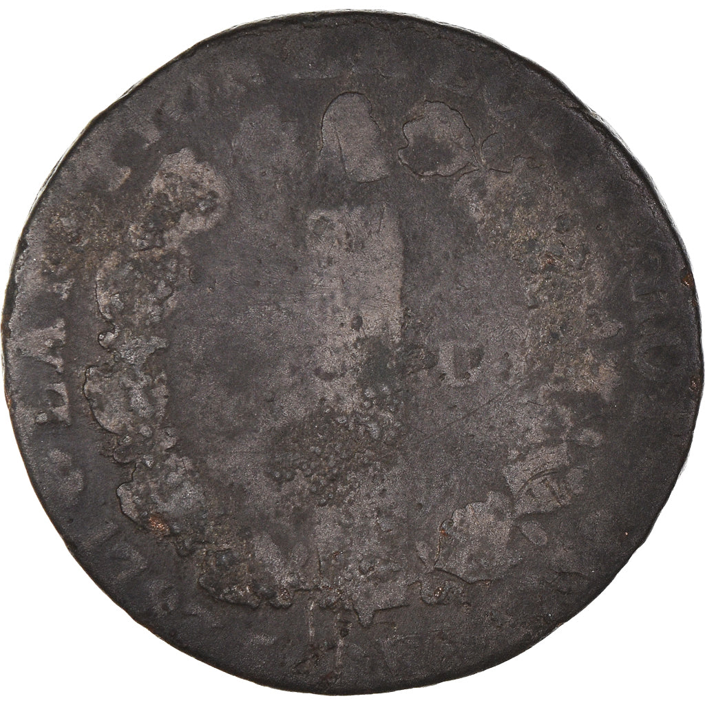 Coin, France, 12 deniers françois, 12 Deniers, 1793, Paris, Léopard, G(4-6)