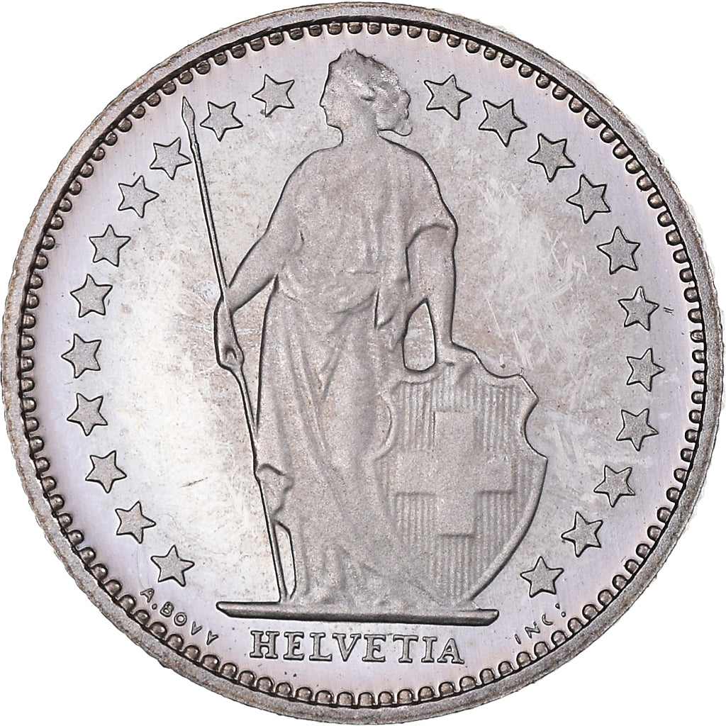 Moneda, Suiza, 1/2 Franc, 1979, Bern, Proof, SC, Cobre - níquel, KM:23a.1