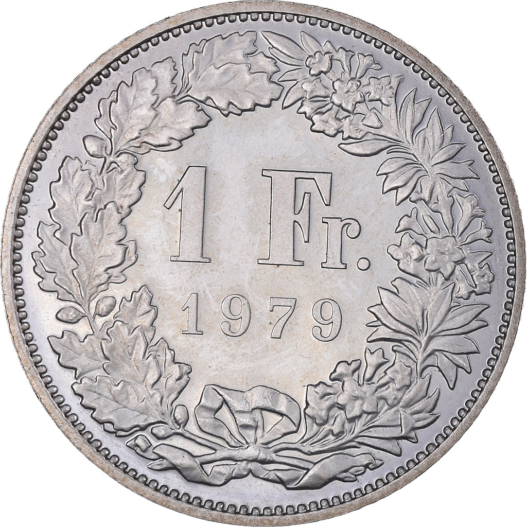 Moneda, Suiza, Franc, 1979, Bern, Proof, SC, Cobre - níquel, KM:24a.1