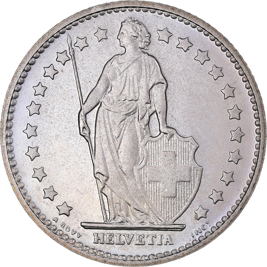 Moneda, Suiza, Franc, 1980, Bern, Proof, SC, Cobre - níquel, KM:24a.1