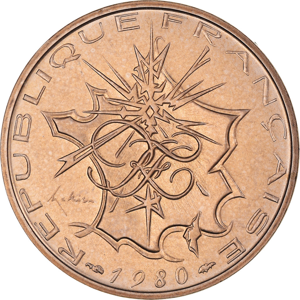 Münze, Frankreich, Mathieu, 10 Francs, 1980, Paris, Tranche A, STGL
