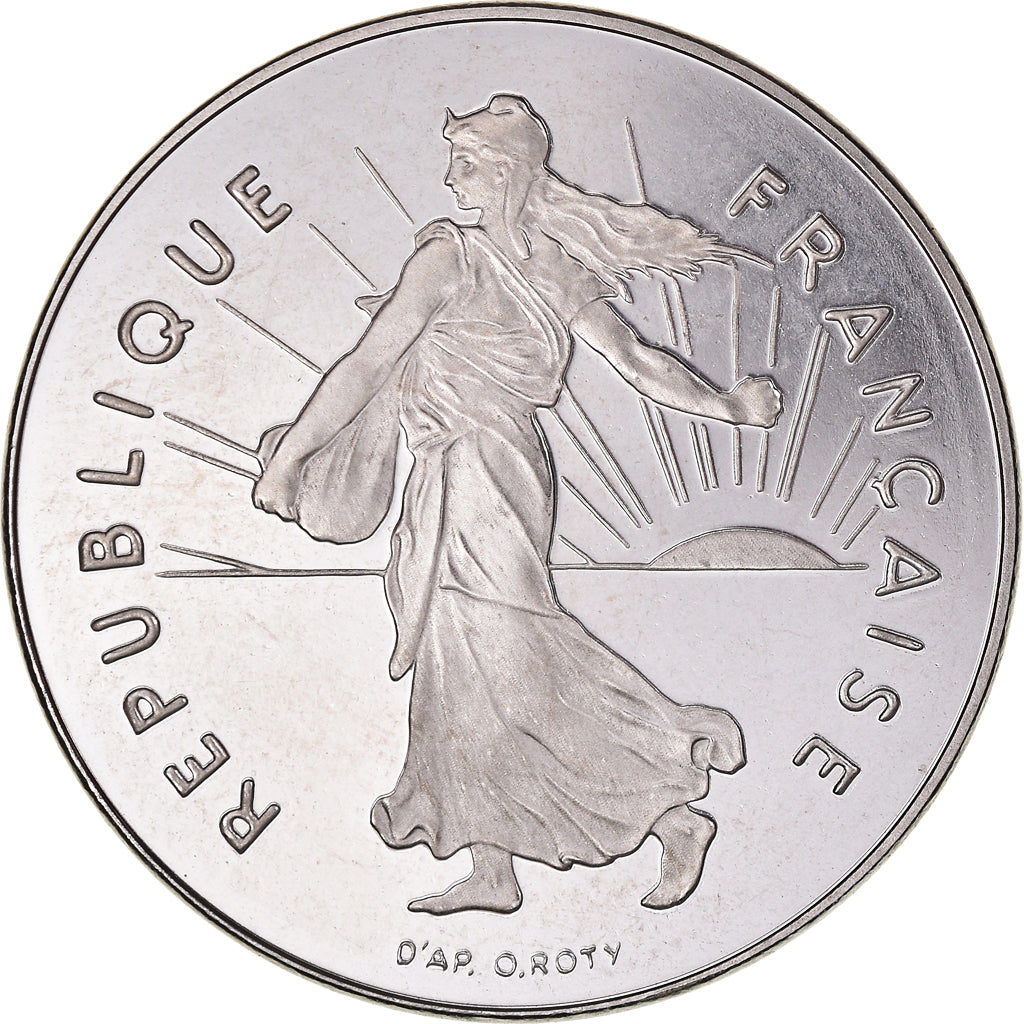 Moneta, Francia, Semeuse, 5 Francs, 2001, Paris, Proof, FDC, Nichel placcato