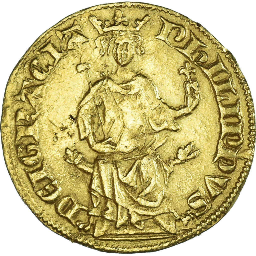 Monnaie, France, Philippe IV Le Bel, Petit Royal d'or, 1285-1314, Rare, TTB, Or