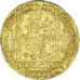 County of Flandre, Louis II de Mâle, Lion d'or, 1346-1384, Ghent, Oro, EBC