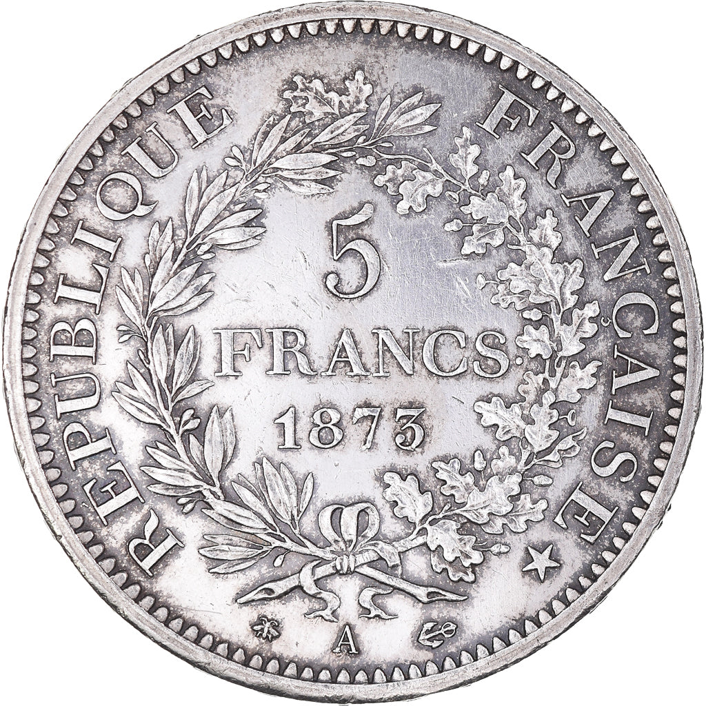 Monnaie, France, Hercule, 5 Francs, 1873, Paris, SUP, Argent, Gadoury:745a