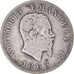 Monnaie, Italie, Vittorio Emanuele II, Lira, 1863, Milan, TB, Argent, KM:5a.1