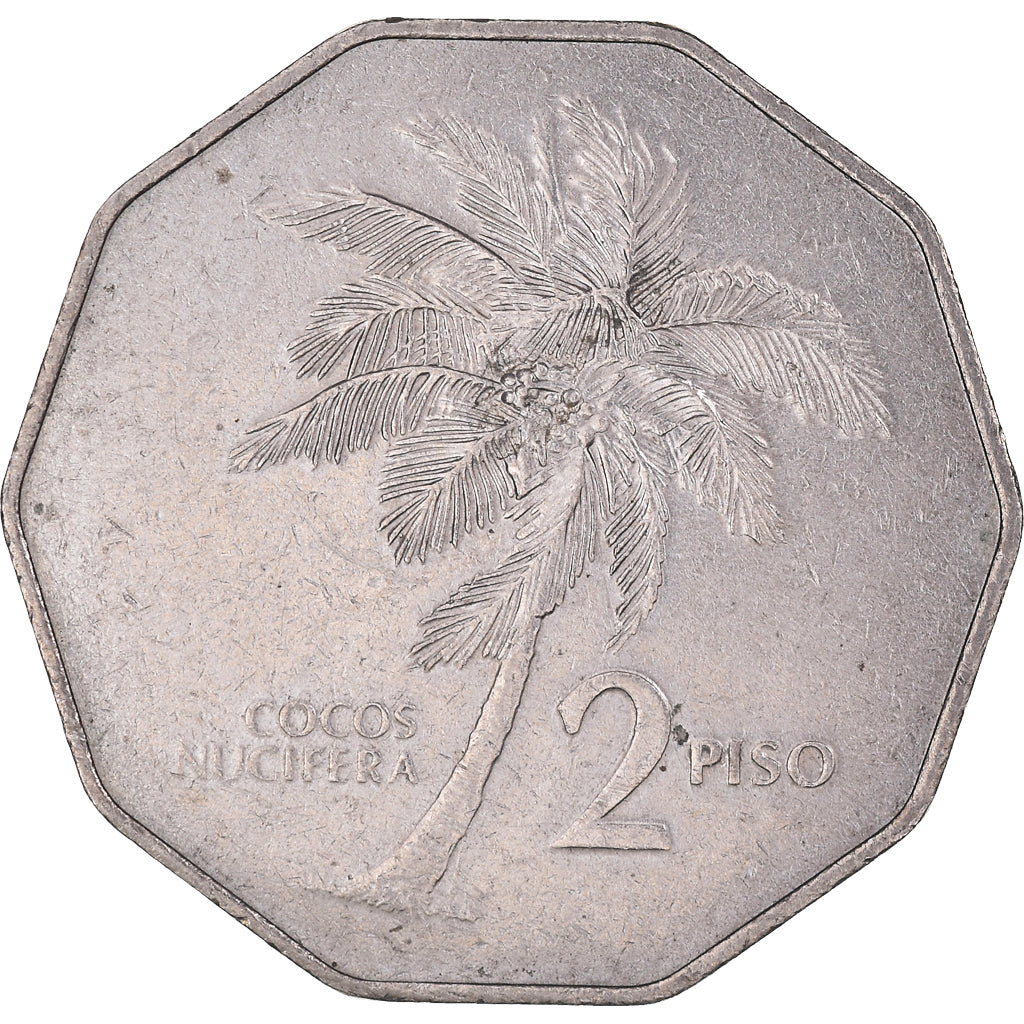 Moneta, Filippine, 2 Piso, 1990, BB, Rame-nichel, KM:244