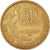 Moeda, França, Guiraud, 50 Francs, 1952, Beaumont - Le Roger, EF(40-45)