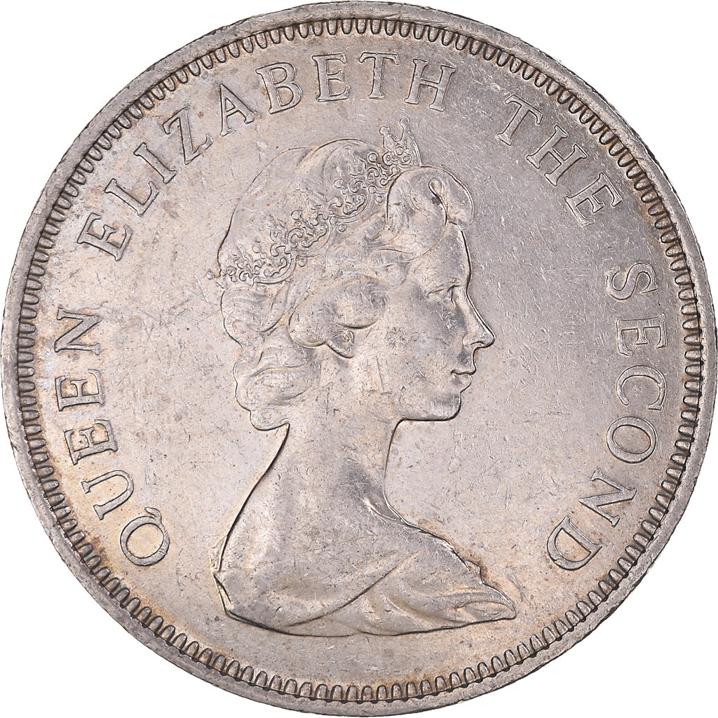 Munten, Jersey, Elizabeth II, 10 New Pence, 1975, ZF+, Cupro-nikkel, KM:33
