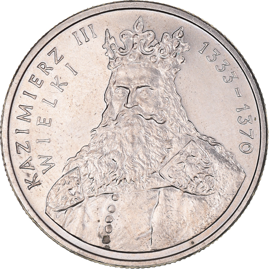 Moneta, Polska, 100 Zlotych, 1987, Warsaw, AU(55-58), Miedź-Nikiel, KM:167