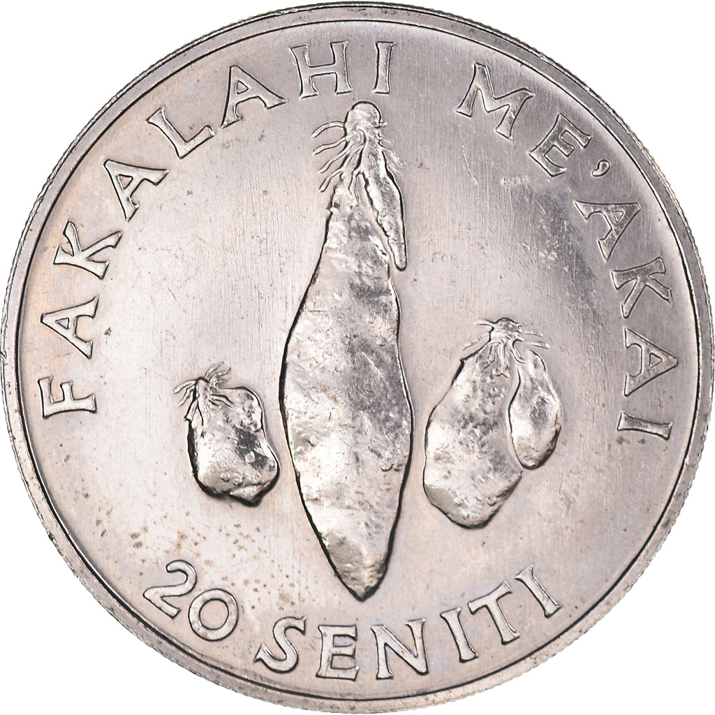 Monnaie, Tonga, King Taufa'ahau Tupou IV, 20 Seniti, 1981, SUP, Cupro-nickel