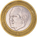 Moneda, Marruecos, Mohammed VI, 10 Dirhams, 2002/AH1423, MBC, Bimetálico