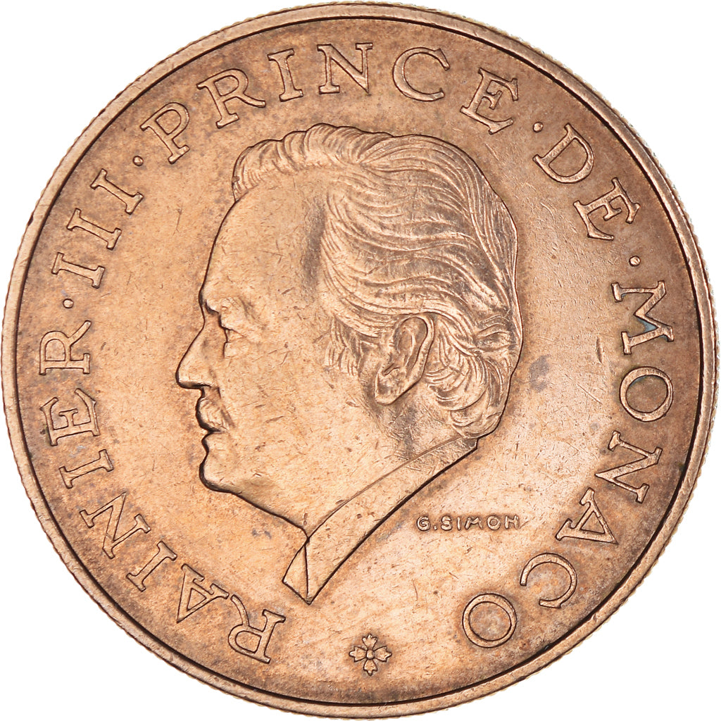 Munten, Monaco, Rainier III, 10 Francs, 1978, ZF+, Copper-Nickel-Aluminum