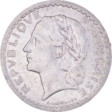 Coin, France, Lavrillier, 5 Francs, 1950, Paris, AU(55-58), Aluminum, KM:888b.1
