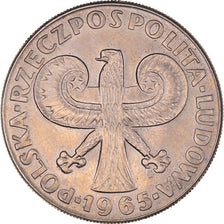 Münze, Polen, 10 Zlotych, 1965, Warsaw, VZ, Kupfer-Nickel, KM:55