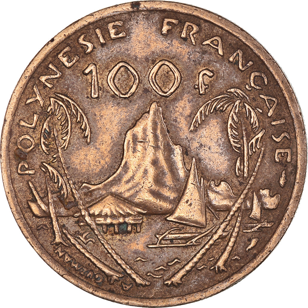 Coin, French Polynesia, 100 Francs, 1992, Paris, EF(40-45), Nickel-Bronze
