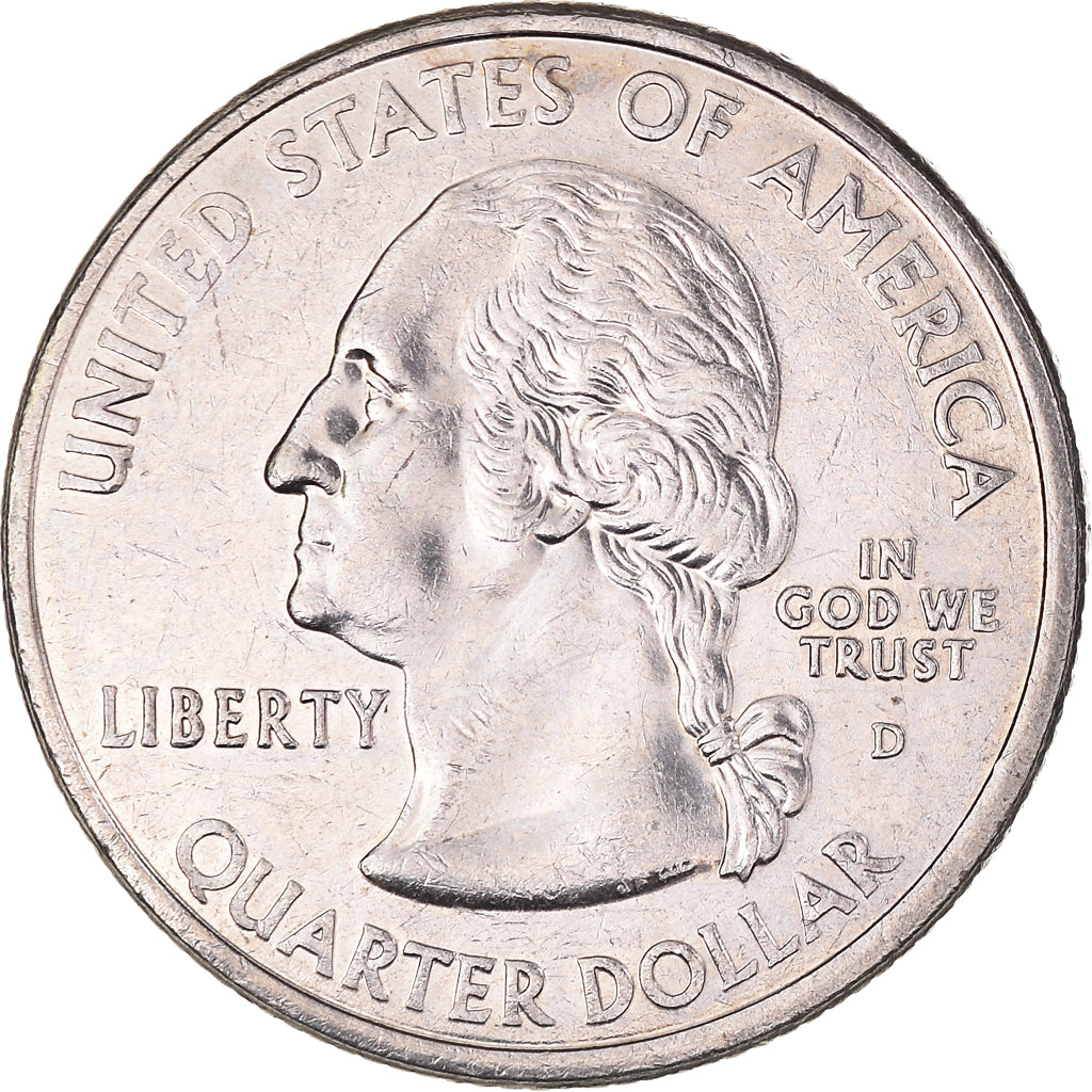 Monnaie, États-Unis, North Carolina, Quarter, 2001, U.S. Mint, Denver, SUP