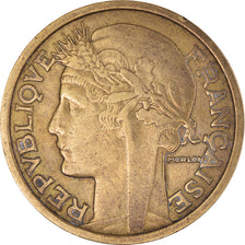 Moeda, França, Morlon, 2 Francs, 1937, EF(40-45), Alumínio-Bronze, KM:886