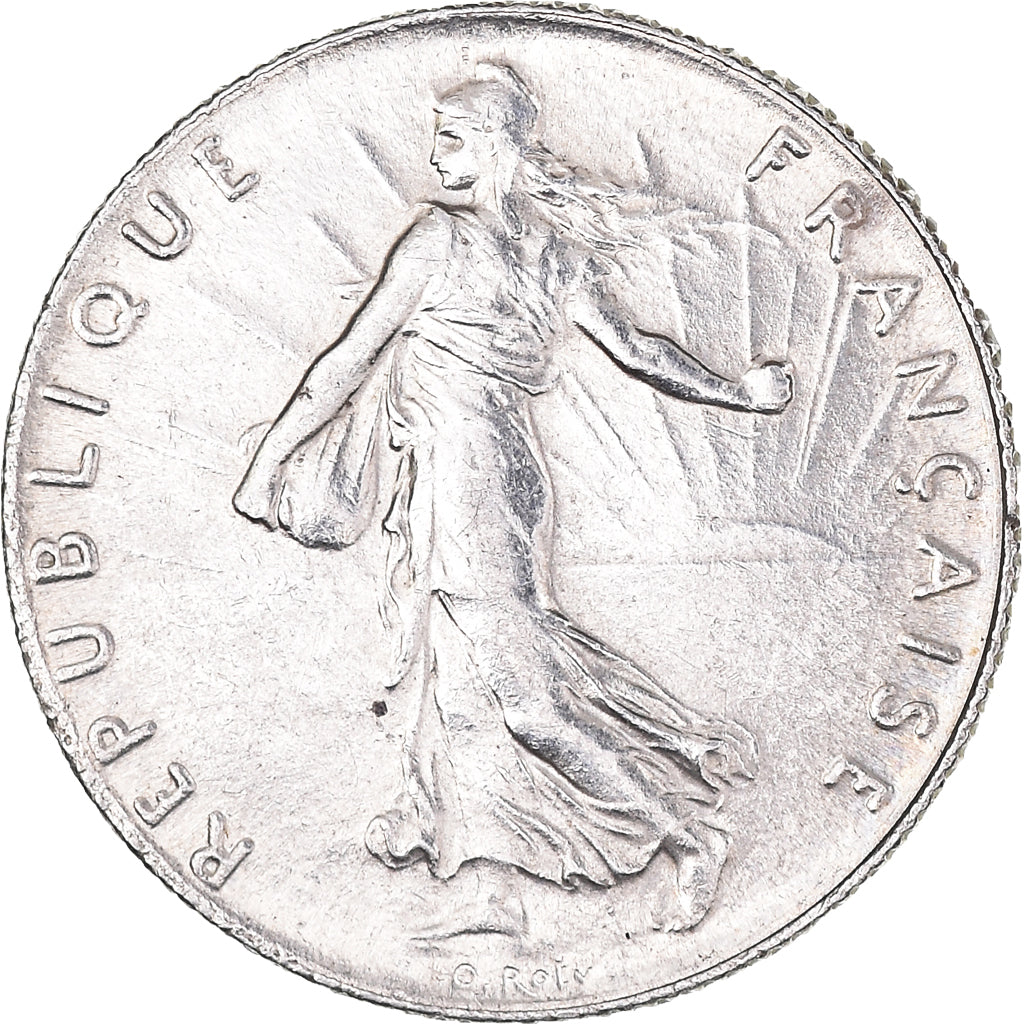 Coin, France, Semeuse, 50 Centimes, 1914, Paris, AU(55-58), Silver, KM:854