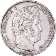 Monnaie, France, Louis-Philippe, 5 Francs, 1847, Strasbourg, TTB, Argent