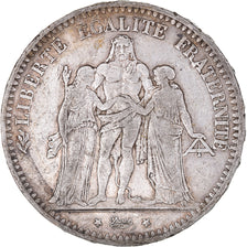 Coin, France, Hercule, 5 Francs, 1873, Paris, VF(30-35), Silver, KM:820.1