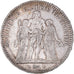 Moeda, França, Hercule, 5 Francs, 1873, Paris, VF(30-35), Prata, KM:820.1