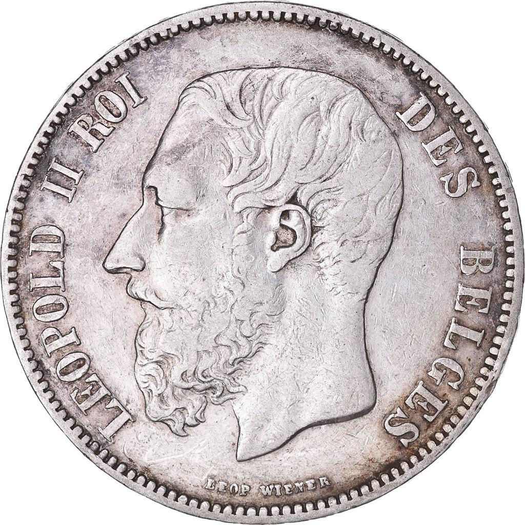 Monnaie, Belgique, Leopold II, 5 Francs, 5 Frank, 1870, TTB, Argent, KM:24