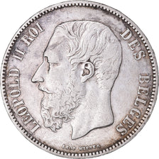 Coin, Belgium, Leopold II, 5 Francs, 5 Frank, 1870, EF(40-45), Silver, KM:24