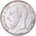 Moneta, Belgio, Leopold II, 5 Francs, 5 Frank, 1873, BB+, Argento, KM:24