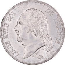 Coin, France, Louis XVIII, 5 Francs, 1821, Lille, Rare in this quality