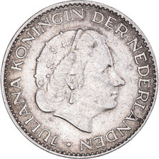 Moneta, Paesi Bassi, Juliana, Gulden, 1955, BB, Argento, KM:184