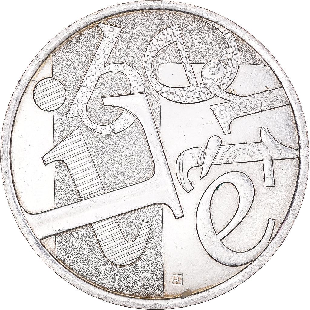 France, Liberté, 5 Euro, 2013, Paris, AU(50-53), Silver