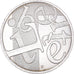 France, Liberté, 5 Euro, 2013, Paris, AU(50-53), Silver