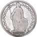 Monnaie, Suisse, Franc, 1886, Bern, TB, Argent, KM:24