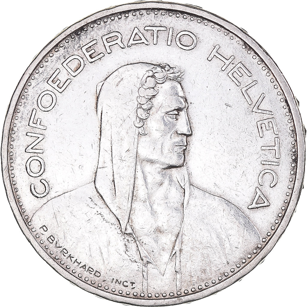 Moneta, Szwajcaria, 5 Francs, 1932, Bern, EF(40-45), Srebro, KM:40
