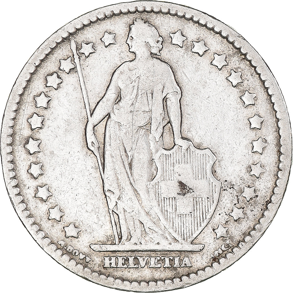 Moneta, Svizzera, Franc, 1905, Bern, MB+, Argento, KM:24