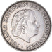 Coin, Netherlands, Juliana, 2-1/2 Gulden, 1961, AU(50-53), Silver, KM:185