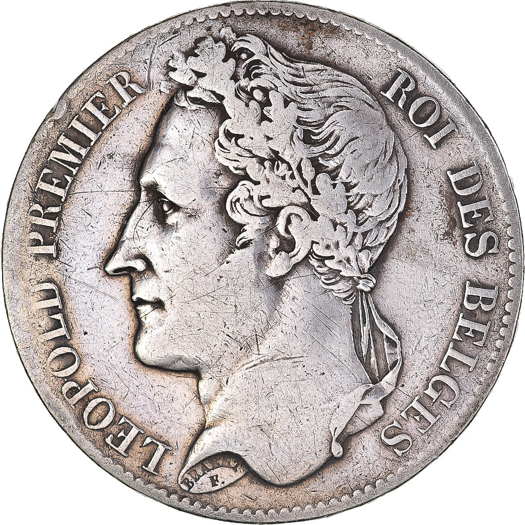Monnaie, Belgique, Leopold I, 5 Francs, 5 Frank, 1849, TB+, Argent, KM:3.2
