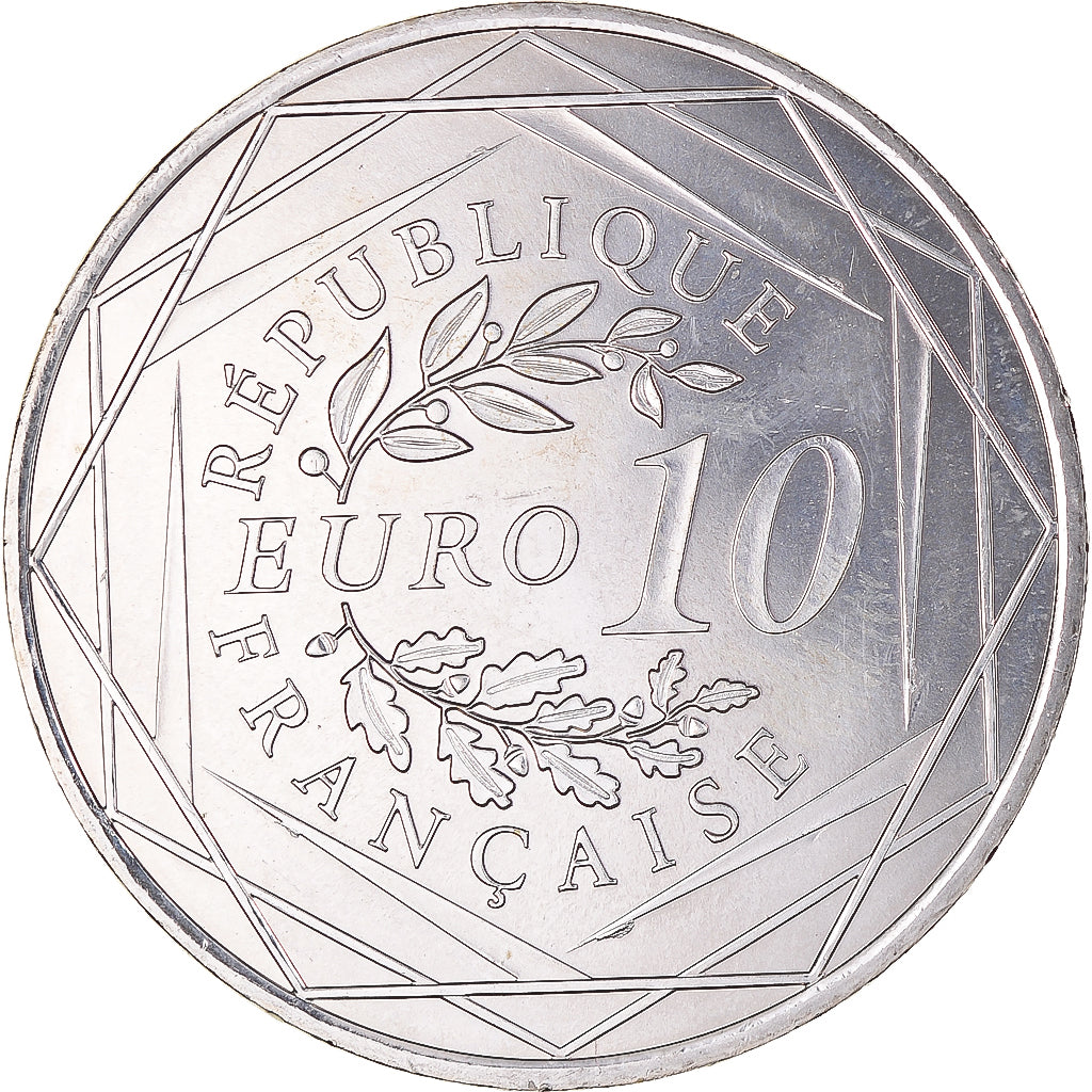 France, 10 Euro, 2013, Paris, Hercule, MS(65-70), Silver, Gadoury:EU590, KM:2073