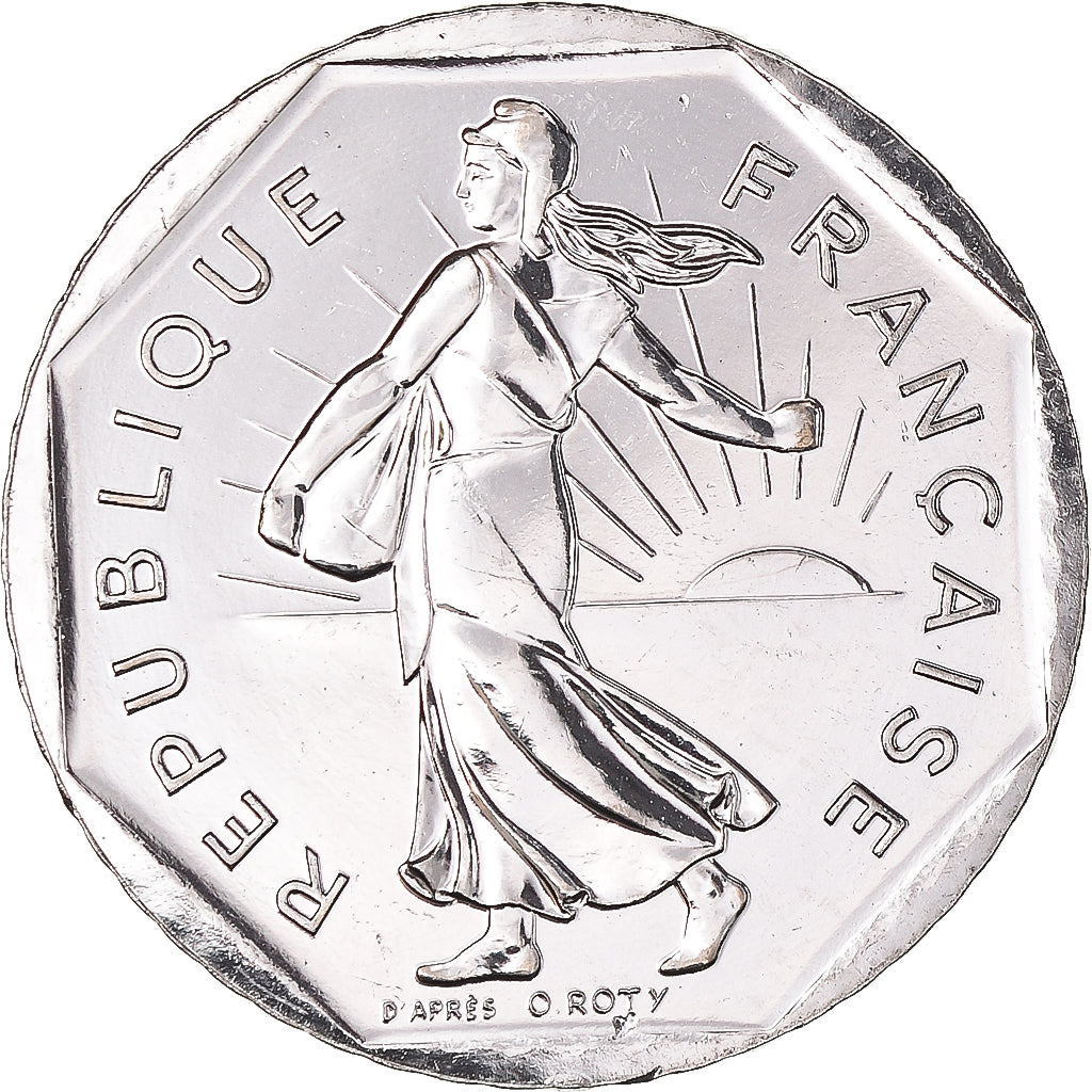 Coin, France, Semeuse, 2 Francs, 2001, Paris, BU, MS(65-70), Nickel, KM:942.2