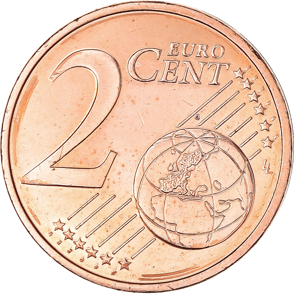 France, 2 Euro Cent, 2013, Paris, BU, MS(65-70), Copper Plated Steel, Gadoury:2