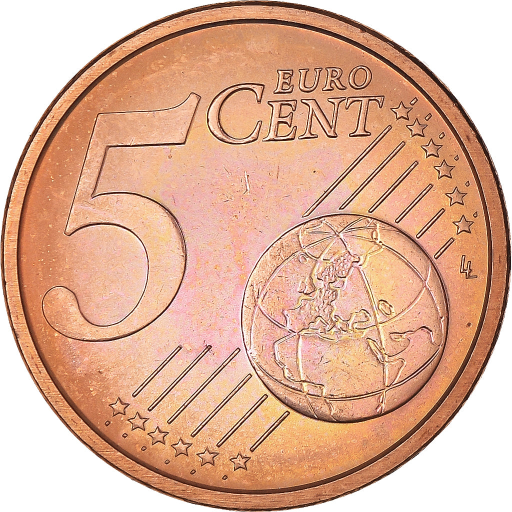 CIUDAD DEL VATICANO, 5 Euro Cent, 2011, Rome, BU, FDC, Cobre chapado en acero