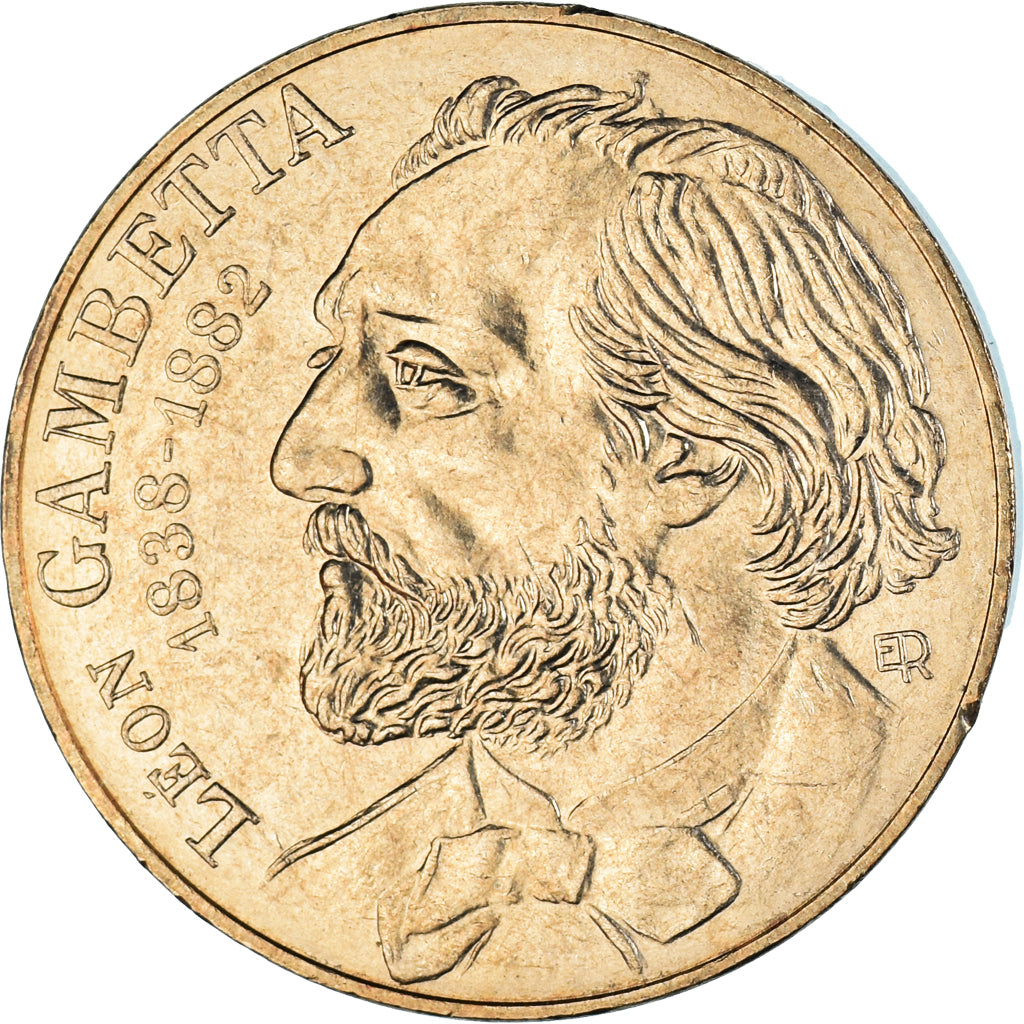 Münze, Frankreich, Gambetta, 10 Francs, 1982, Paris, VZ+, Nickel-Bronze