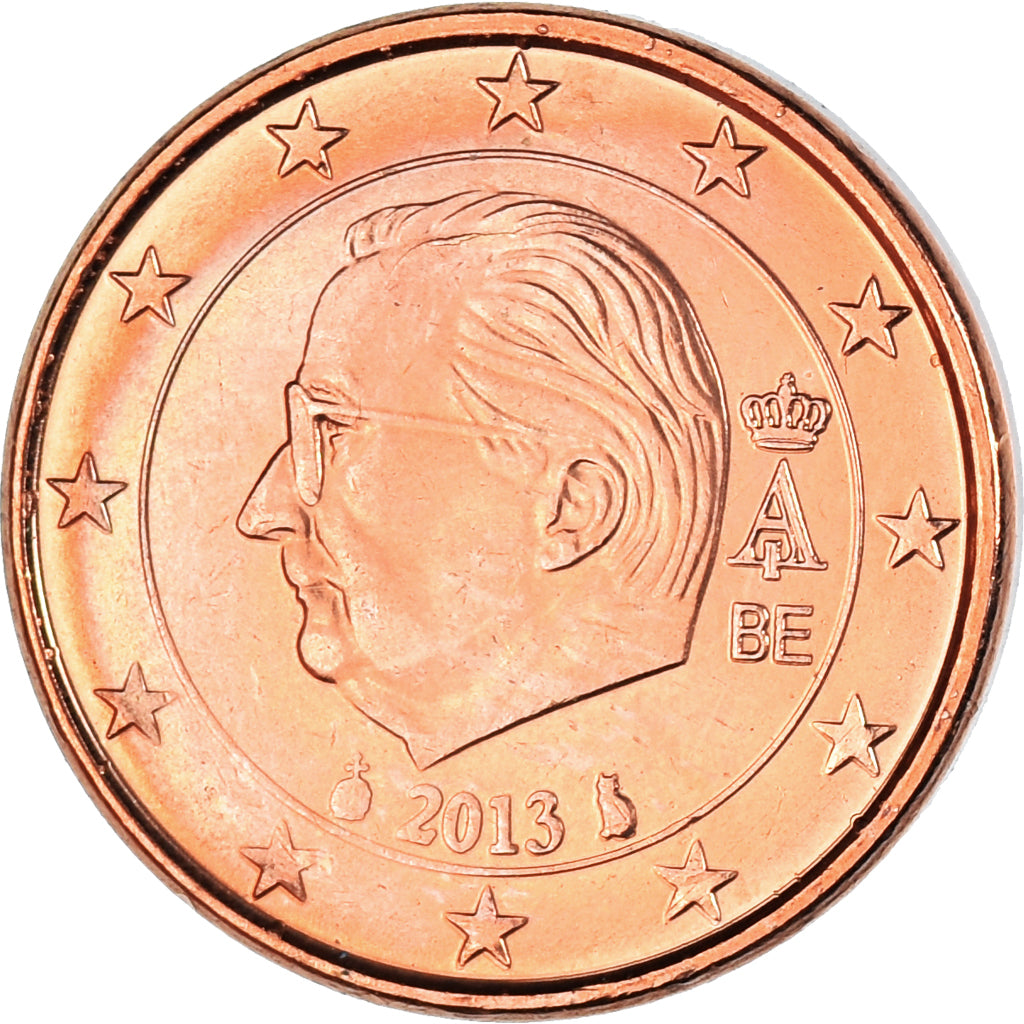 Belgique, Euro Cent, 2013, Bruxelles, SUP, Cuivre plaqué acier, KM:274