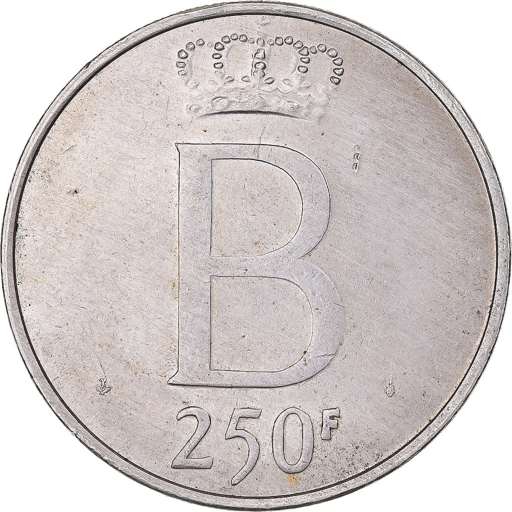 Münze, Belgien, Baudouin I, 250 Francs, 250 Frank, 1976, Brussels, SS+, Silber