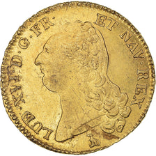 France, Louis XVI, Double Louis d'or, 1786, Nantes, Or, TTB, Gadoury:363