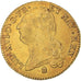 France, Louis XVI, Double Louis d'or à la tête nue, 1788, Bordeaux, Or, TTB