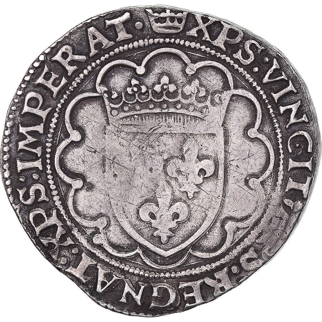Monnaie, France, François Ier, Teston, 1515-1547, Paris, TB+, Argent