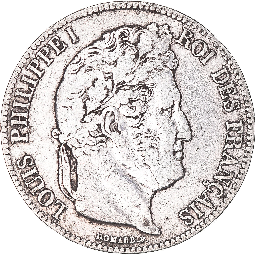 Münze, Frankreich, Louis-Philippe, 5 Francs, 1840, Rouen, S+, Silber, KM:749.2