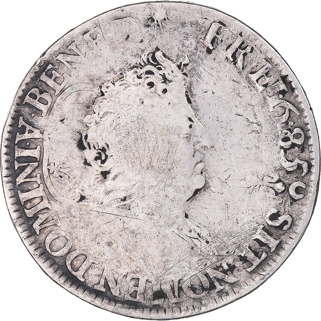 Münze, Frankreich, Louis XIV, 1/2 Ecu de Flandre aux palmes, Lille, Rare, S